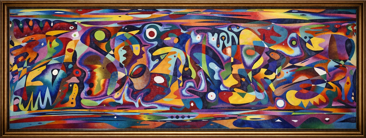 البوذية – monumental oil painting by غيورغي فيرتوسو